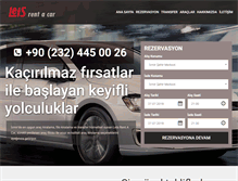 Tablet Screenshot of letsrentacar.com